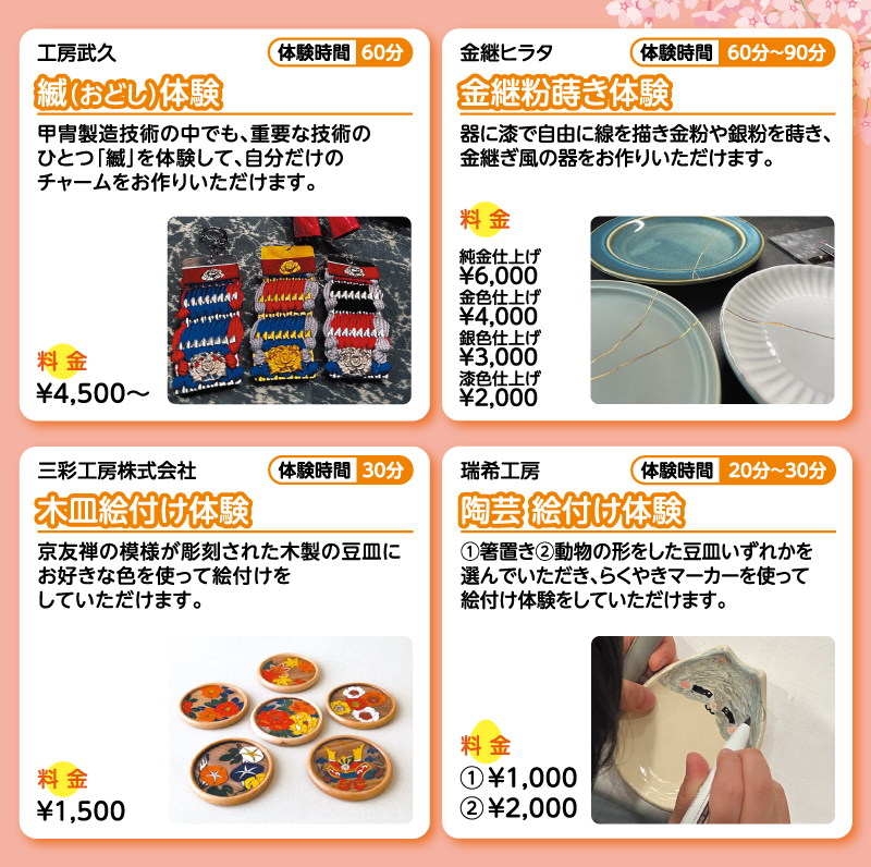 第9回「まなぶんか in 京都駅ビル」ワークショップチケット